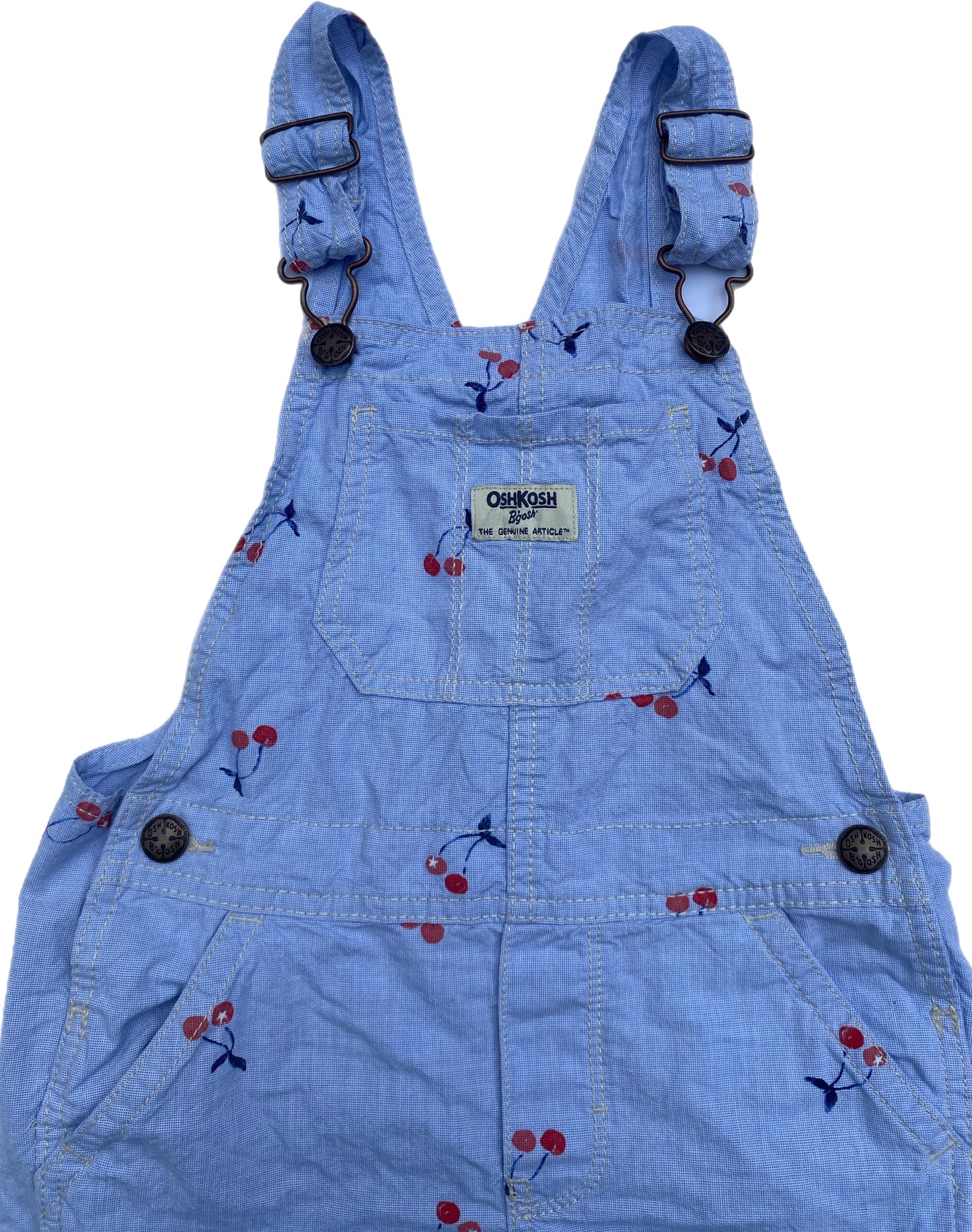 OshKosh B’gosh Blue Dungaree Cherry Design - size 5 years