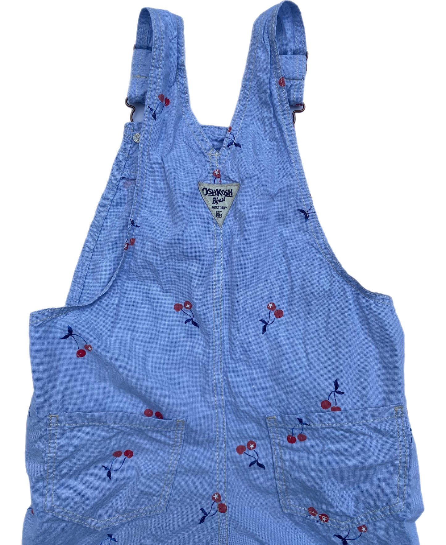 OshKosh B’gosh Blue Dungaree Cherry Design - size 5 years