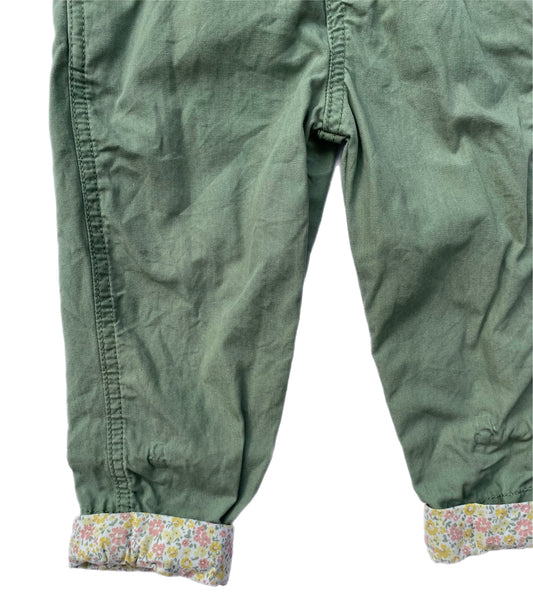 OshKosh B’gosh Sage Green Dungarees - size 2 years