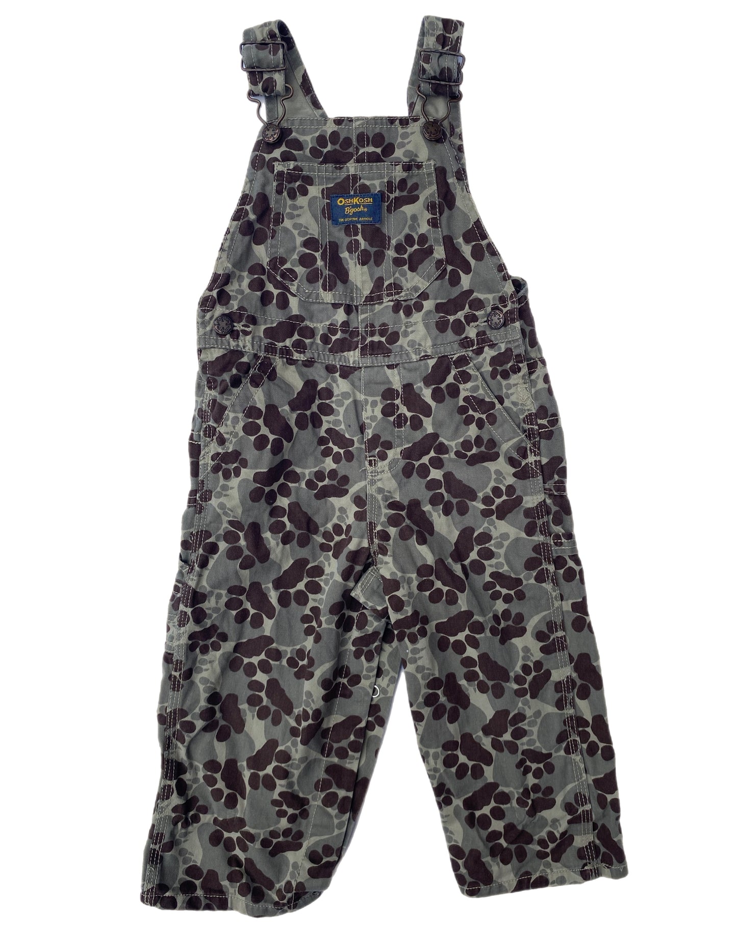 OshKosh B’gosh Coolest Paw Print Dungarees - size 24 months
