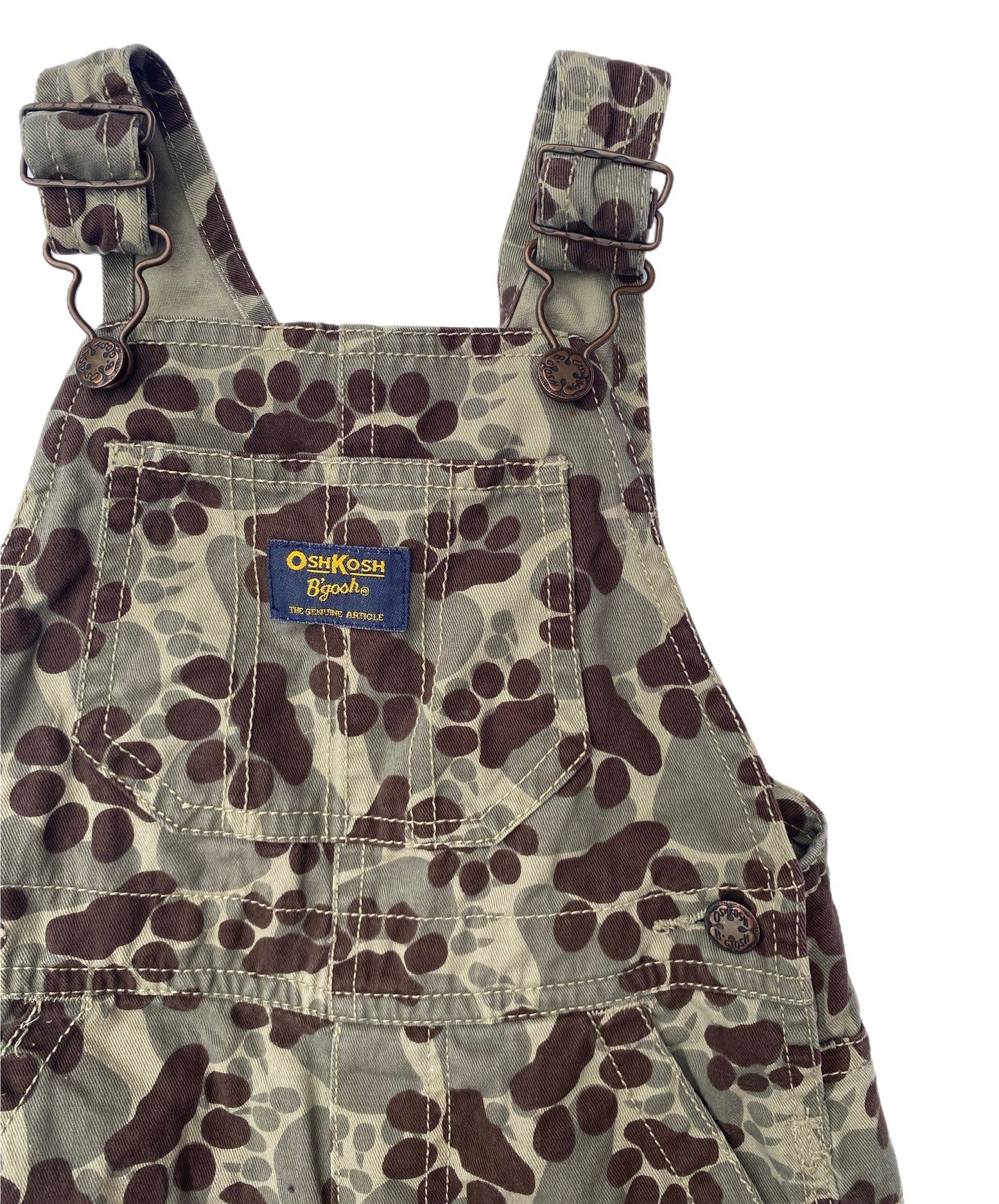 OshKosh B’gosh Coolest Paw Print Dungarees - size 24 months