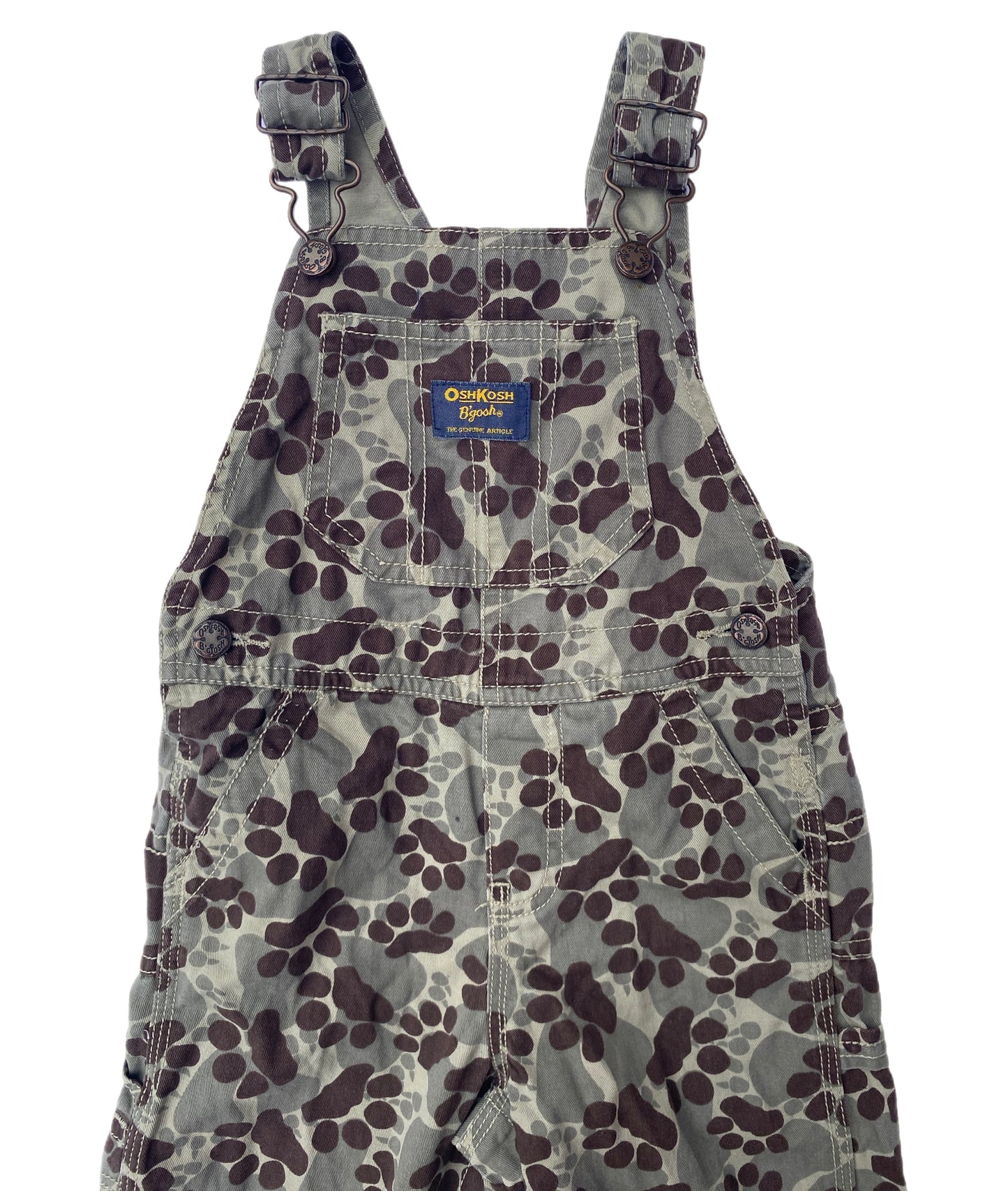 OshKosh B’gosh Coolest Paw Print Dungarees - size 24 months