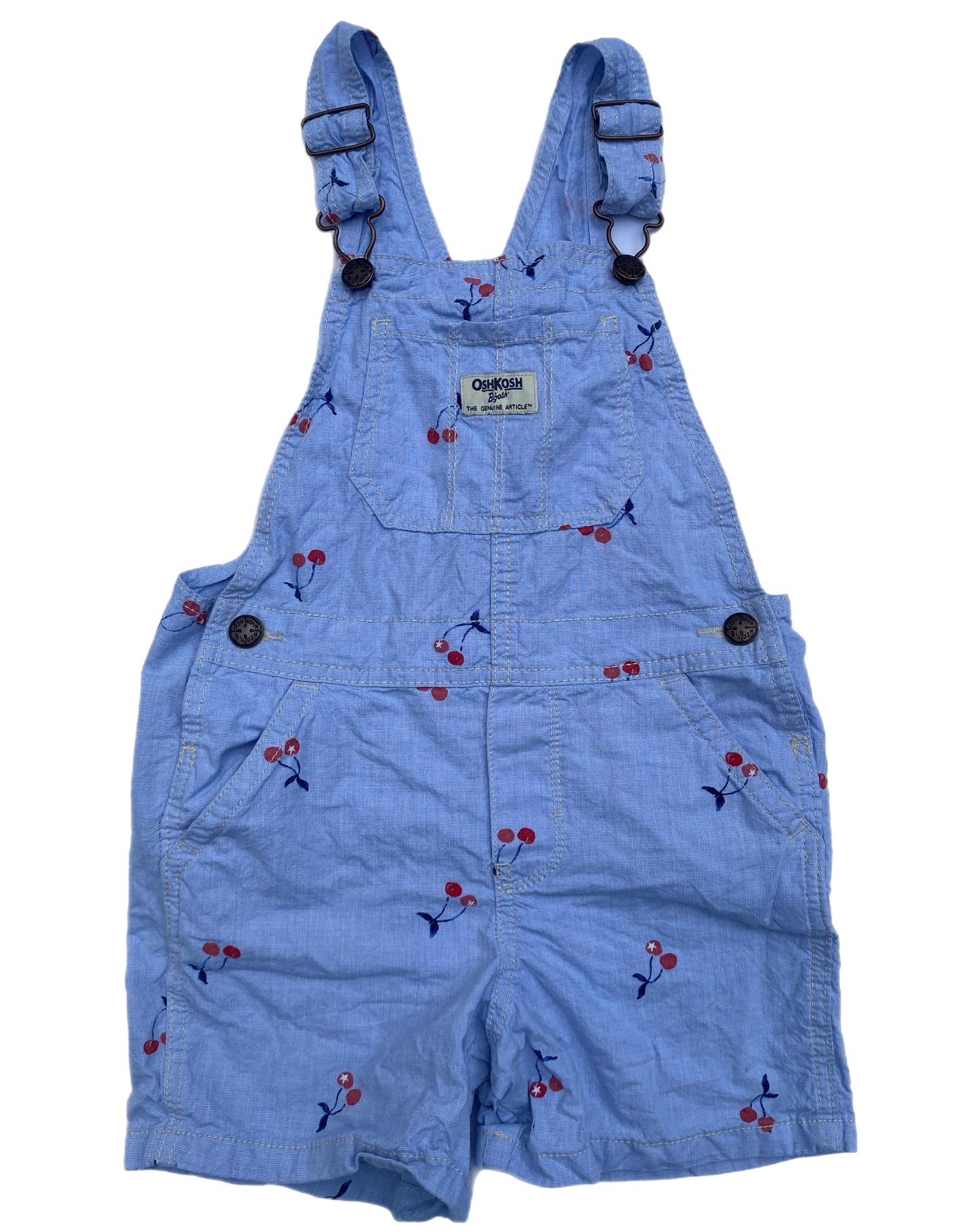 OshKosh B’gosh Blue Dungaree Cherry Design - size 5 years
