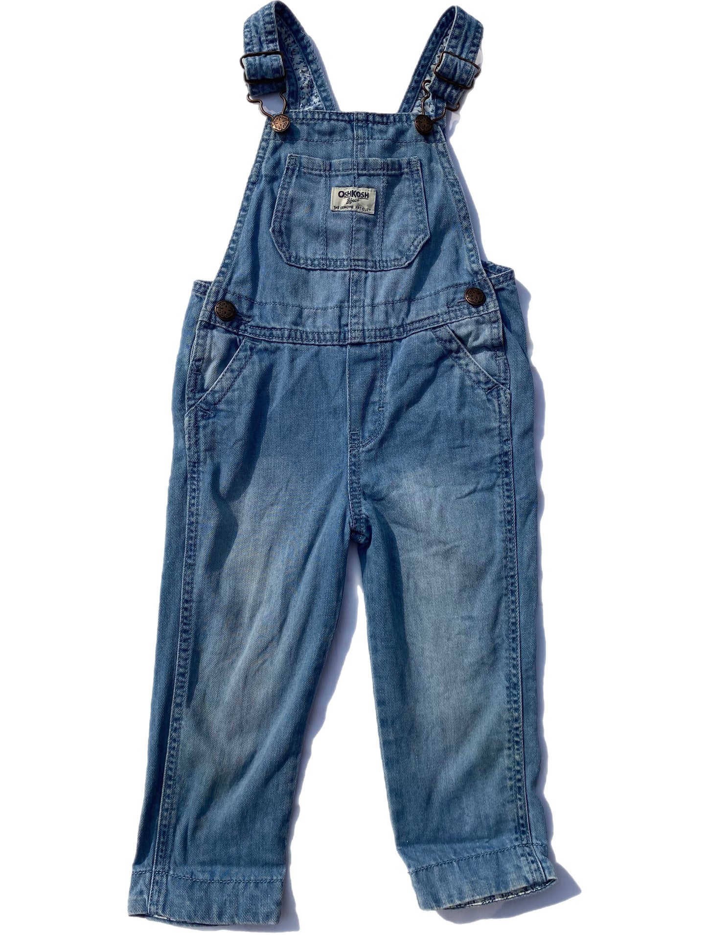 OshKosh B’gosh Classic Denim Dungarees - size 2 years