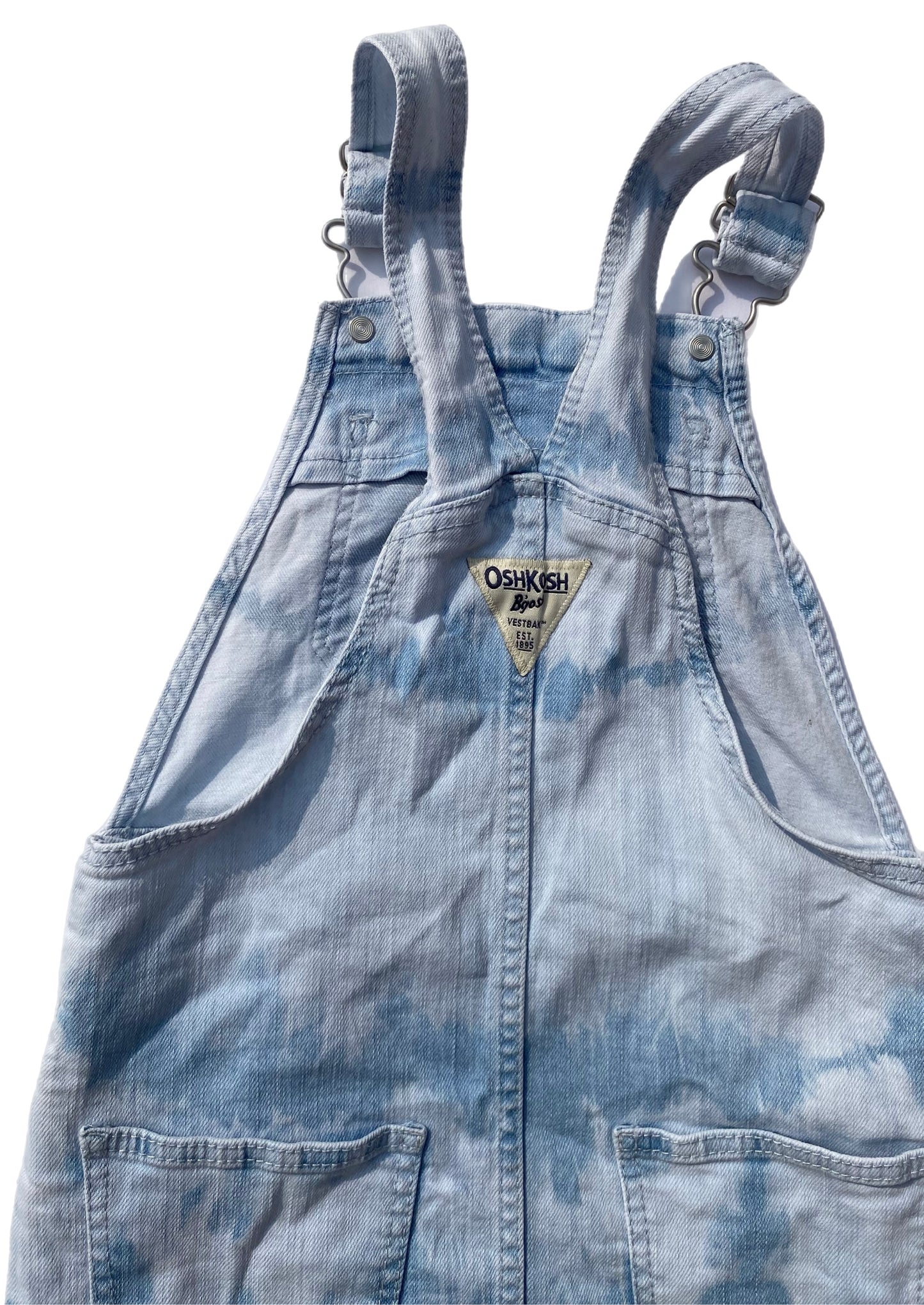 OshKosh B’gosh denim tie-dye skirt dungaree - size 5 years