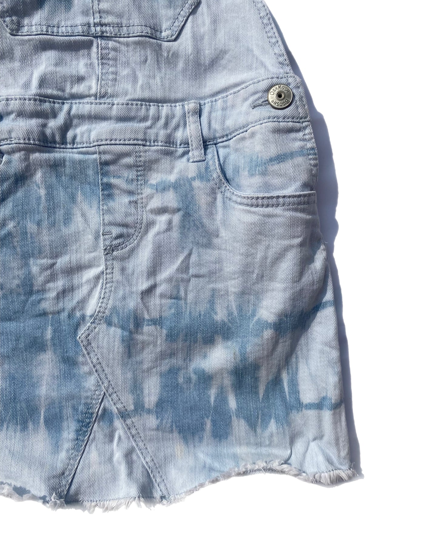 OshKosh B’gosh denim tie-dye skirt dungaree - size 5 years