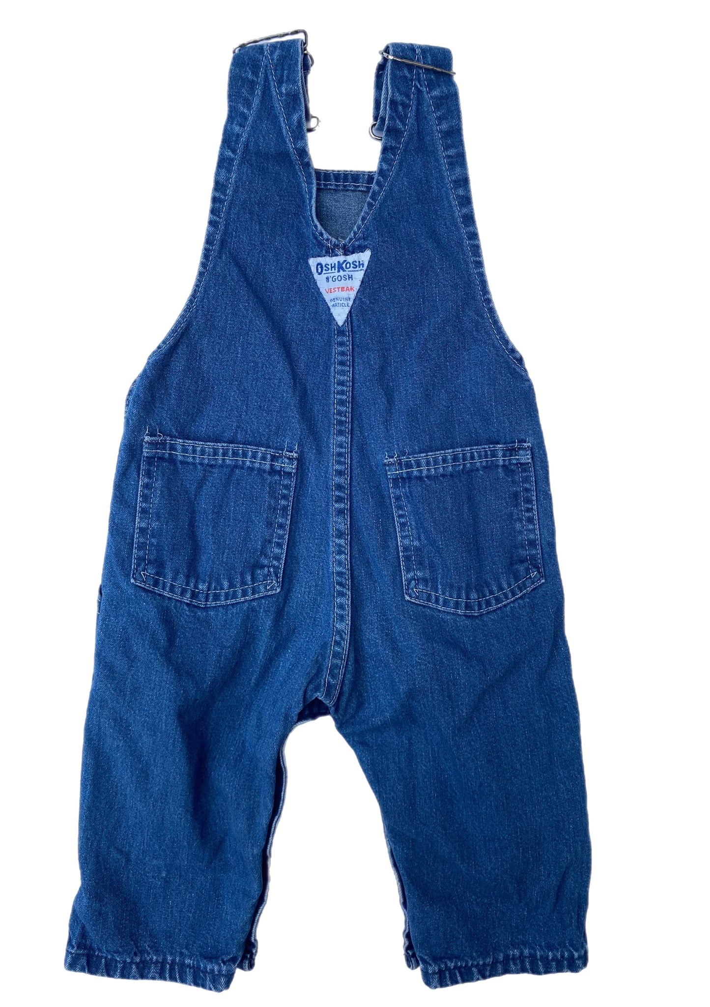 OshKosh B’gosh Baby Denim Dungarees with Gold Details - size 6-9months