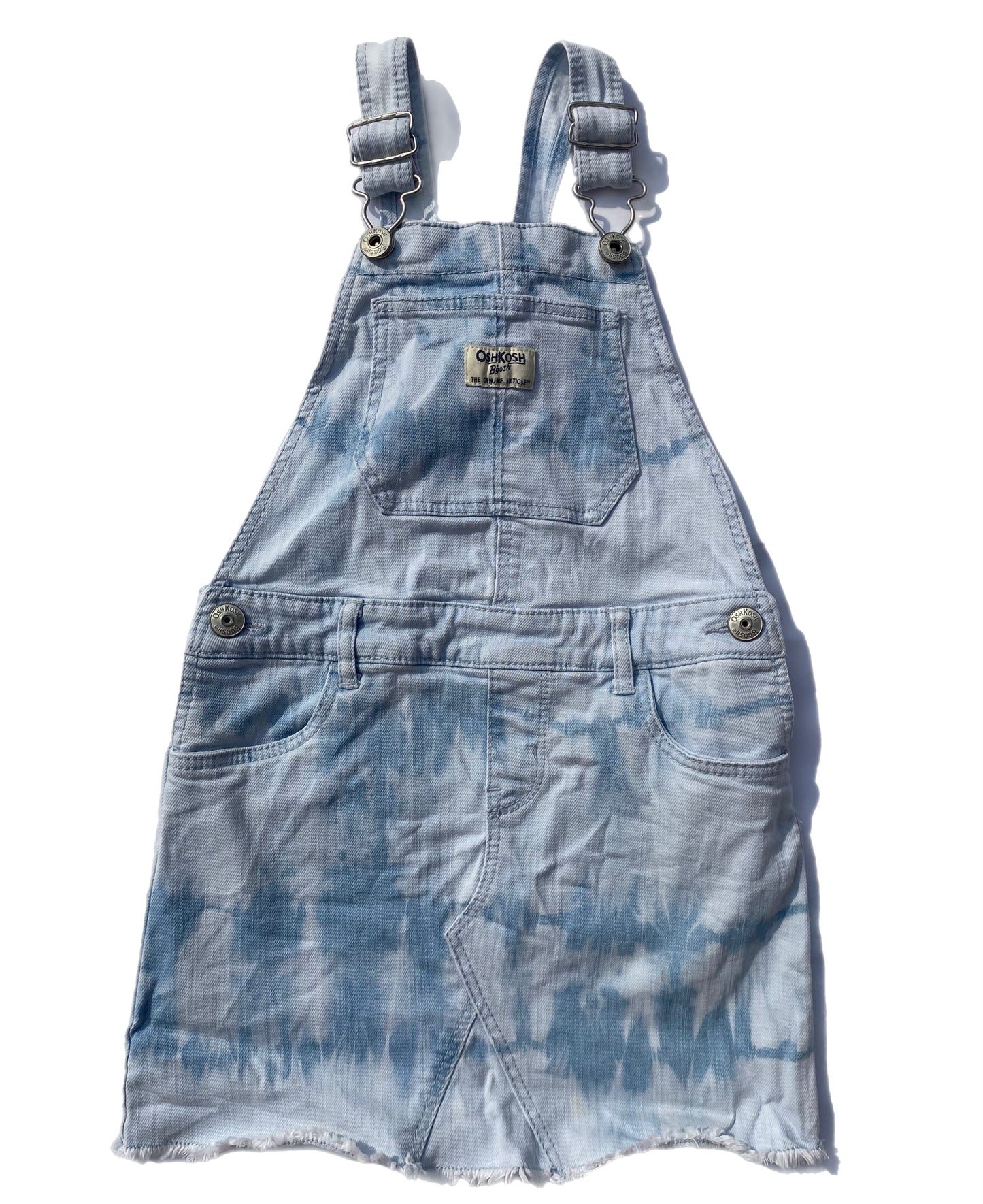 OshKosh B’gosh denim tie-dye skirt dungaree - size 5 years