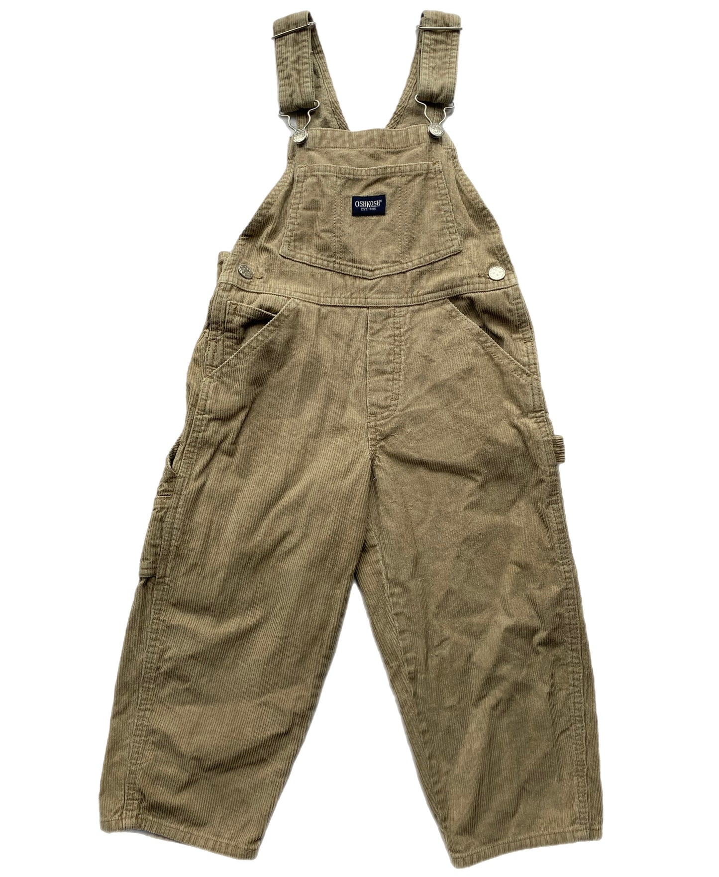 OshKosh B’gosh Camel Cord Dungarees - size 4 years