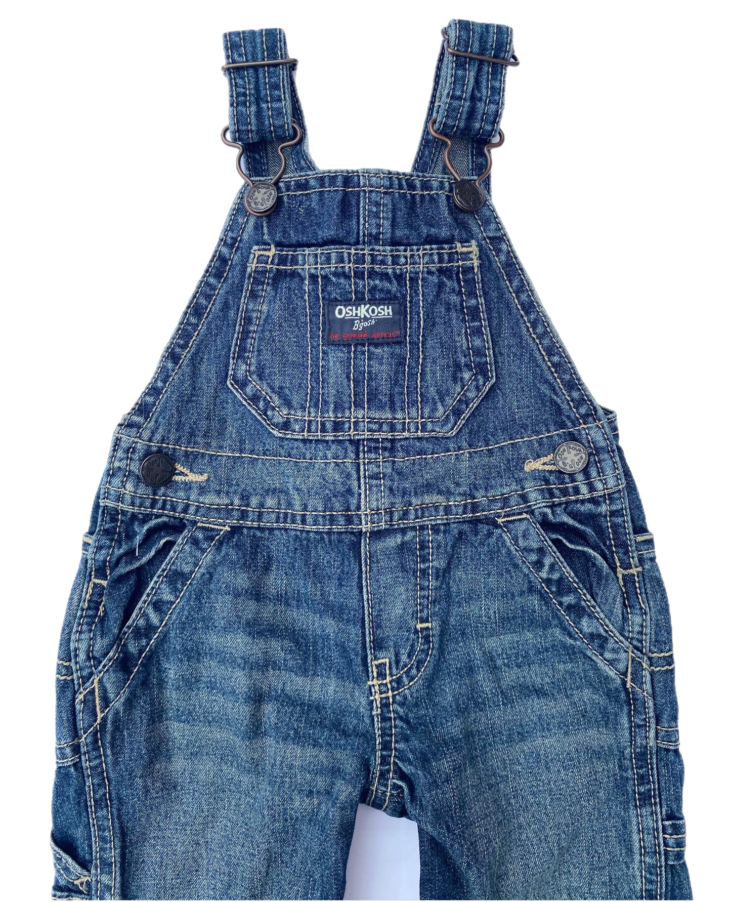 OshKosh B’gosh Classic Denim Dungarees - size 6 months